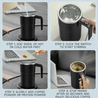 Gourde à café 380 ml à 400 ml shaker