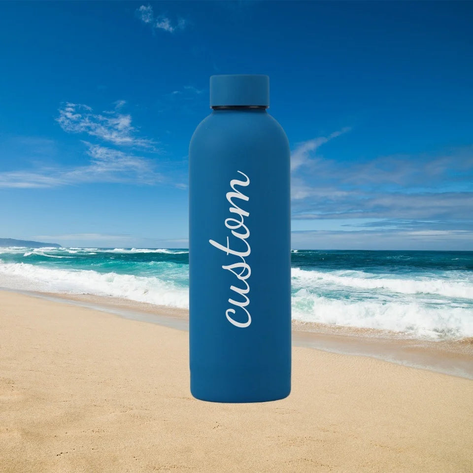 Gourde en inox 500 ml isotherme — Bleu