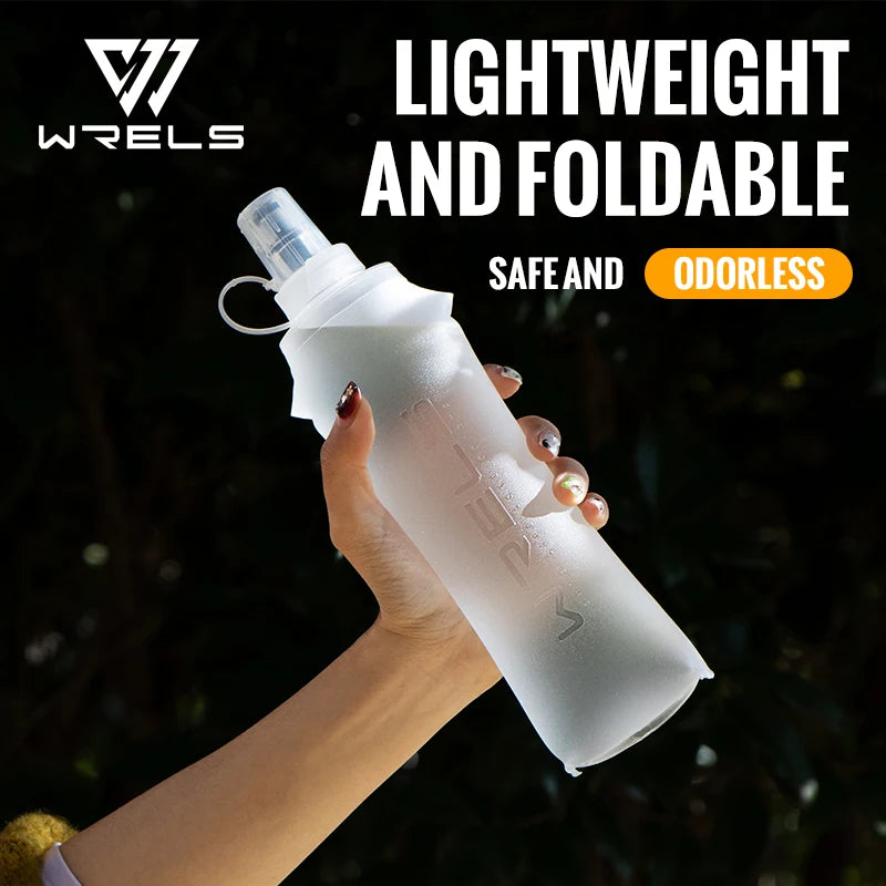 Gourde de sport en silicone 150 ml à 500 ml (2) — Blanc