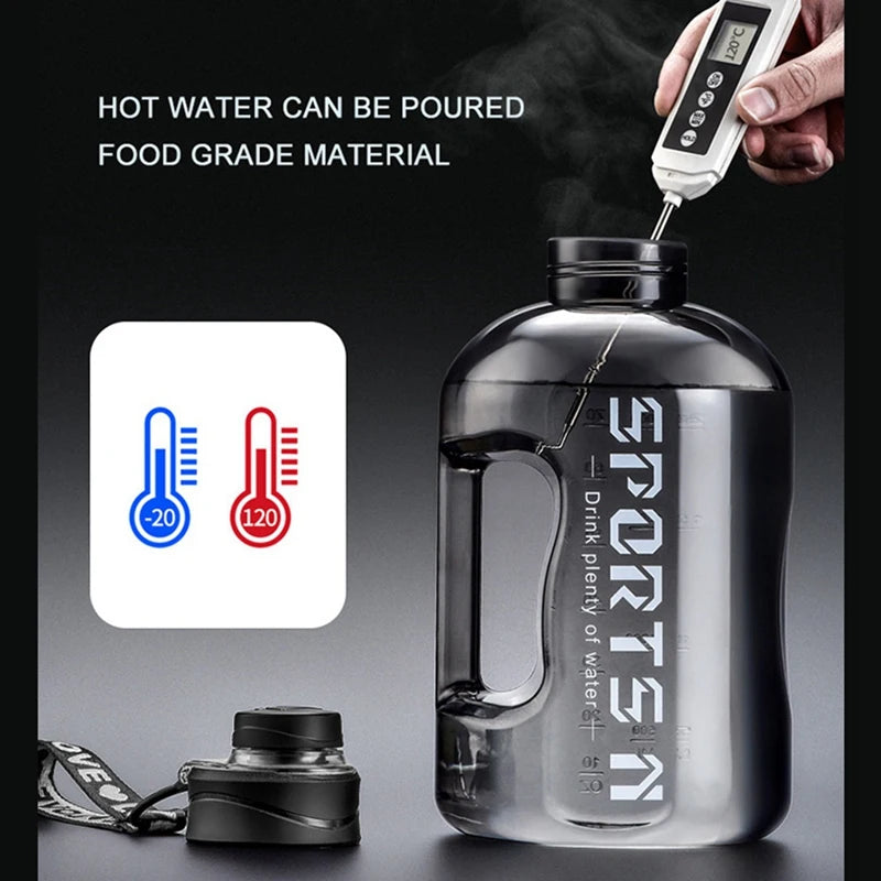 Gourde de sport 1,7 L à 2,7 L à paille