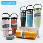 Gourde de sport en inox 590 ml à 890 ml à paille