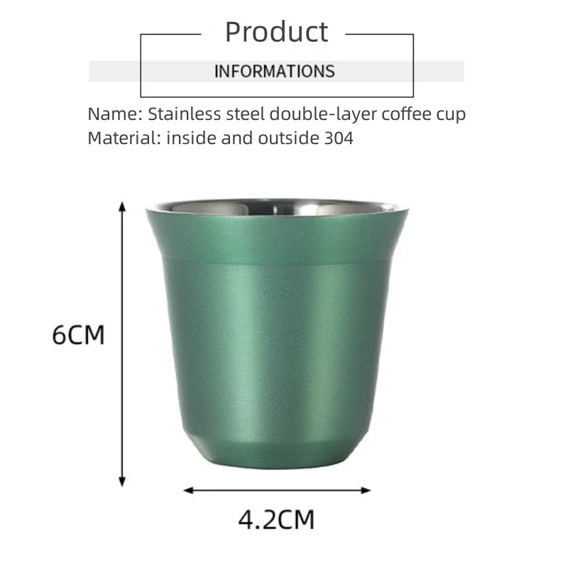 Gourde à café en inox isotherme