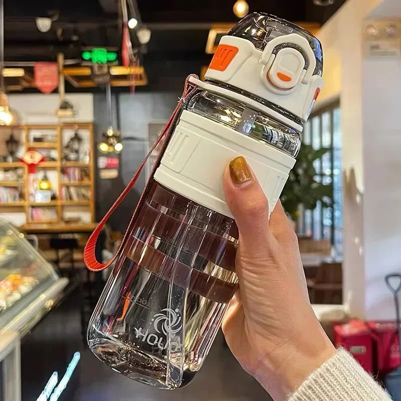 Gourde enfant en plastique sans BPA 750 ml à 1 L — Blanc