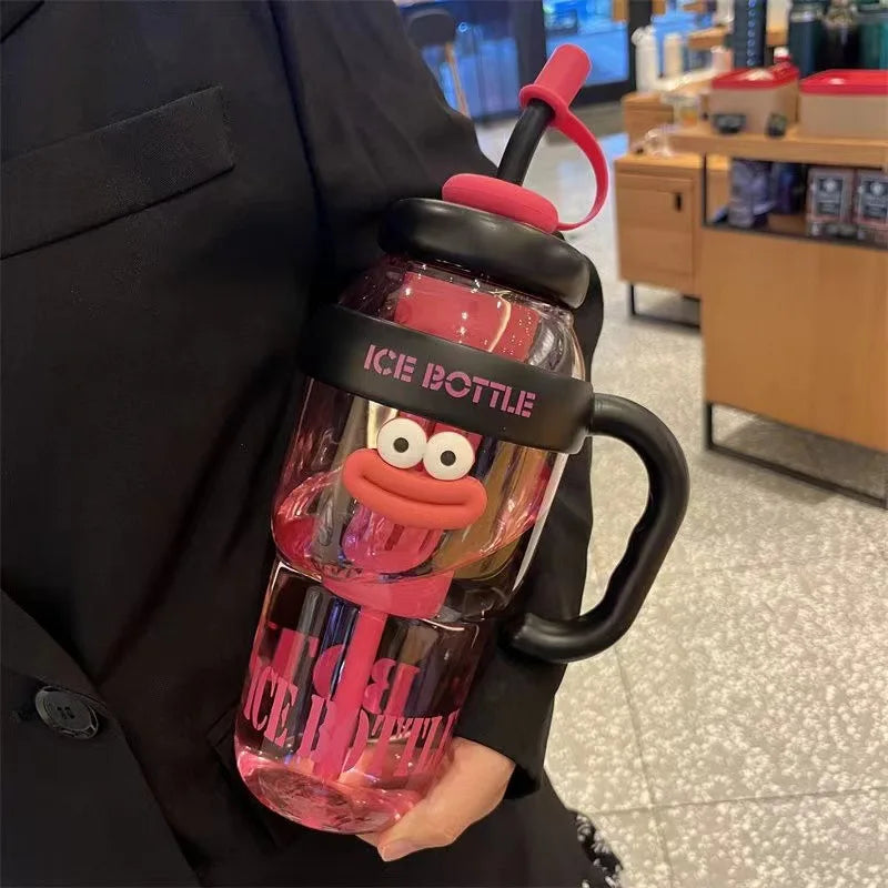 Gourde de sport 1,1 L à 1,2 L à paille