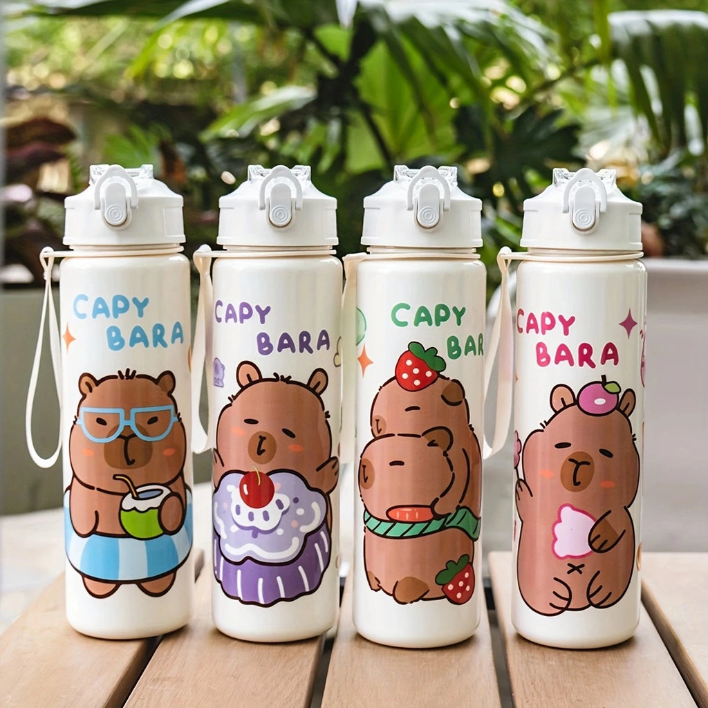 Gourde Enfant - Capybara 750 ml avec paille