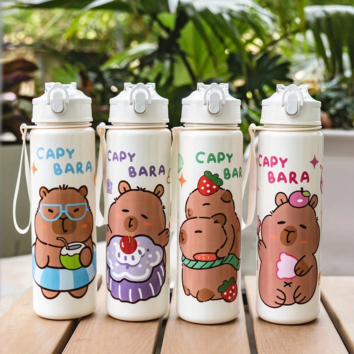 Gourde Enfant - Capybara 750 ml avec paille