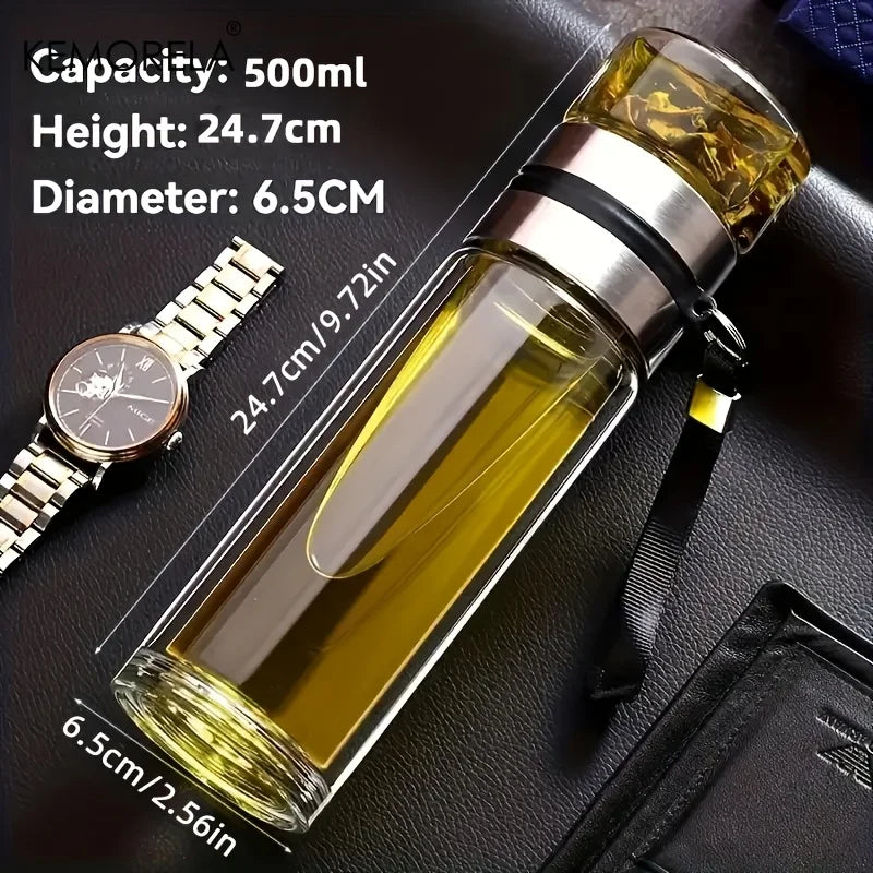 Gourde en verre 350 ml à 500 ml isotherme — 500ml