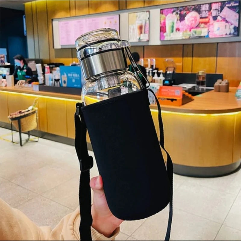 Gourde en verre 1,5 L à 2 L isotherme
