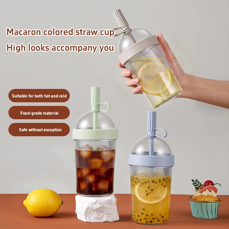 Gourde à café 500 ml à paille