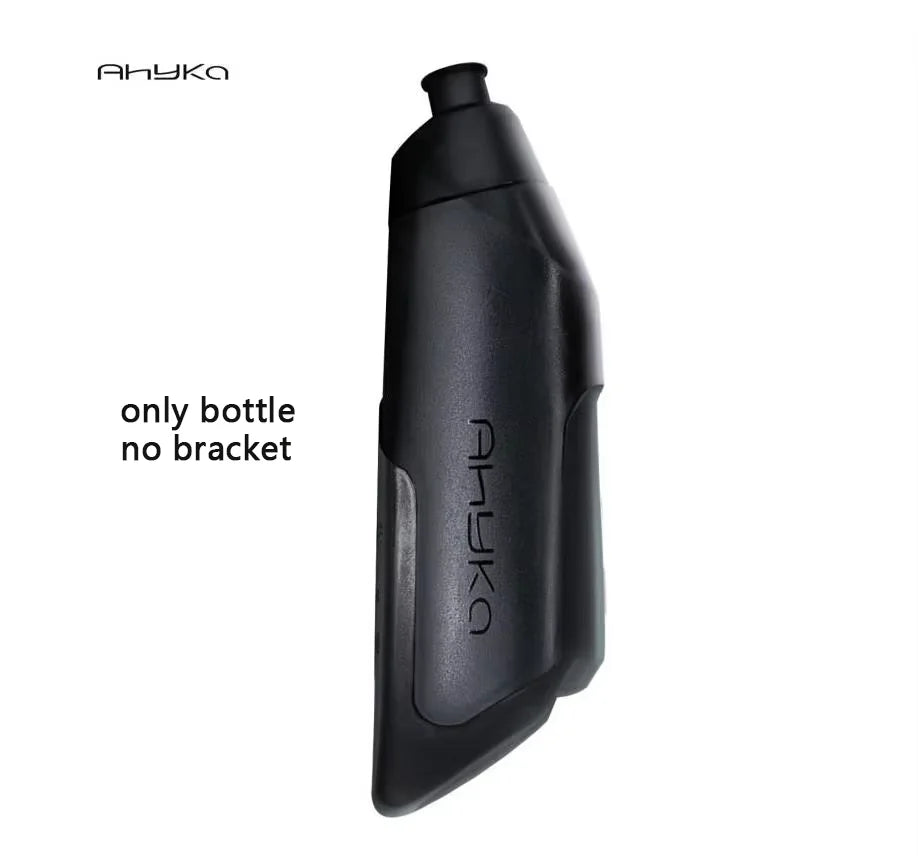 Gourde de vélo 600 ml compacte — Noir single bottle