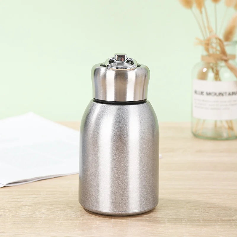 Gourde à café en inox 300 ml isotherme — Argent