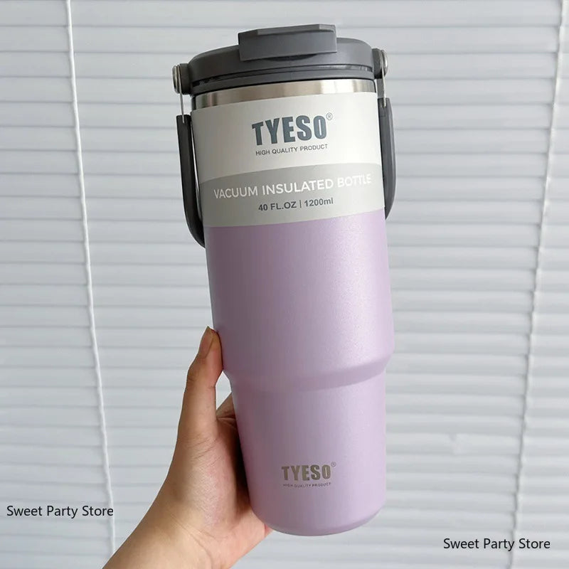 Gourde en inox 600 ml à 1,2 L isotherme — 1,2 L Violet