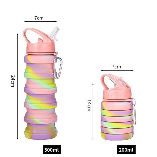 Gourde à café en silicone — Multicolore