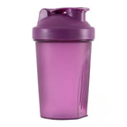 Gourde de sport en inox 400 ml à 600 ml shaker — Violet