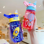 Gourde enfant en plastique sans BPA à paille