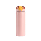 Gourde enfant en inox 320 ml à 460 ml à paille — 460 ml Rose