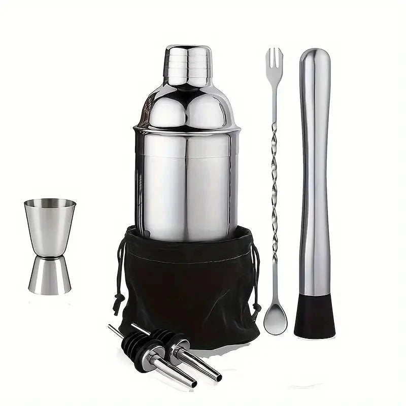 Gourde de sport en inox 550 ml à 750 ml shaker — B7pcs