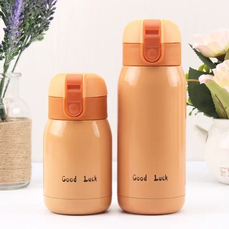 Gourde enfant en inox 200 ml à 360 ml isotherme — 200 ml Orange