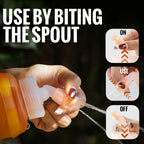 Gourde de sport en silicone 350 ml à 500 ml à paille