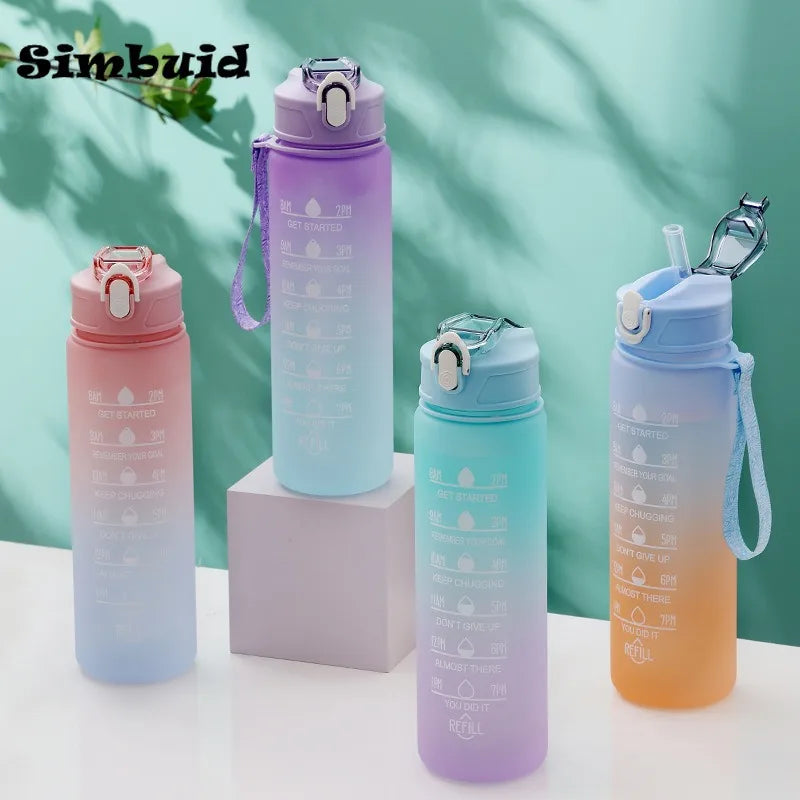 Gourde de sport en verre 600 ml à 1 L