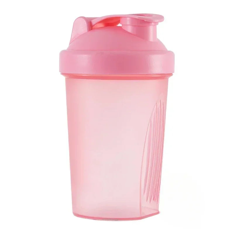 Gourde de sport en inox 400 ml à 600 ml shaker — Rose