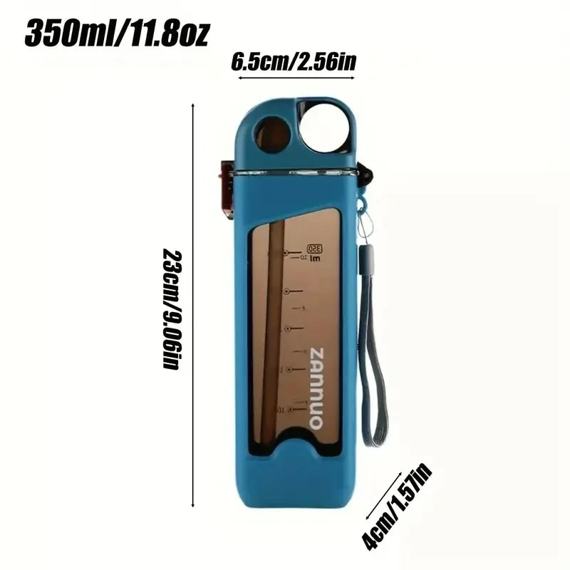 Gourde de sport en plastique sans BPA 350 ml