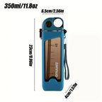 Gourde de sport en plastique sans BPA 350 ml