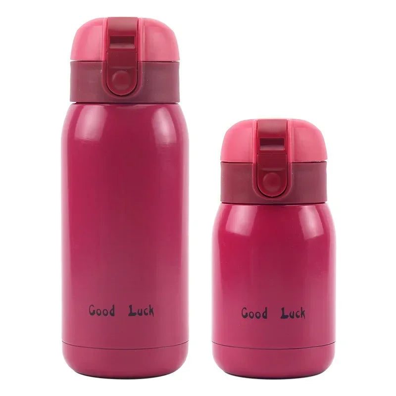 Gourde enfant en inox 200 ml à 360 ml isotherme — 360 ml Rouge