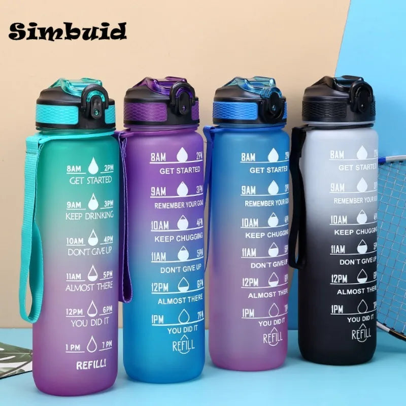 Gourde de sport en verre 600 ml à 1 L