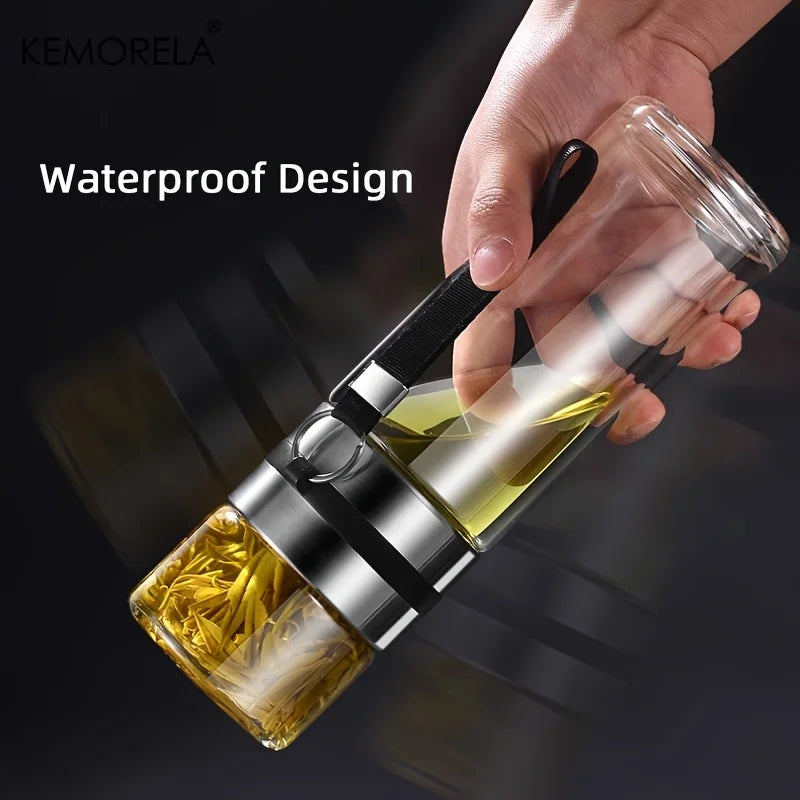 Gourde en verre 350 ml à 500 ml isotherme