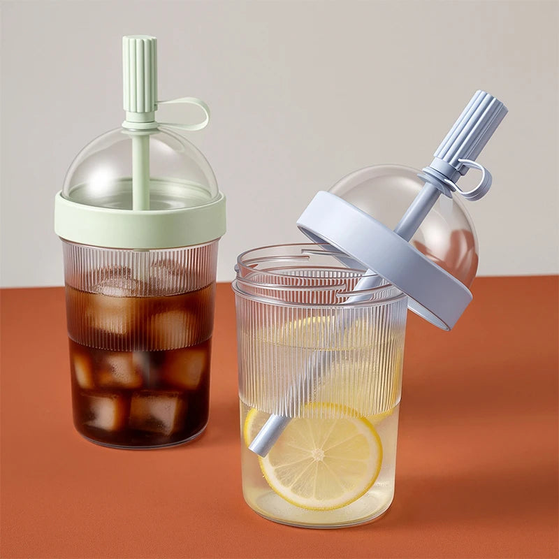 Gourde à café 500 ml à paille