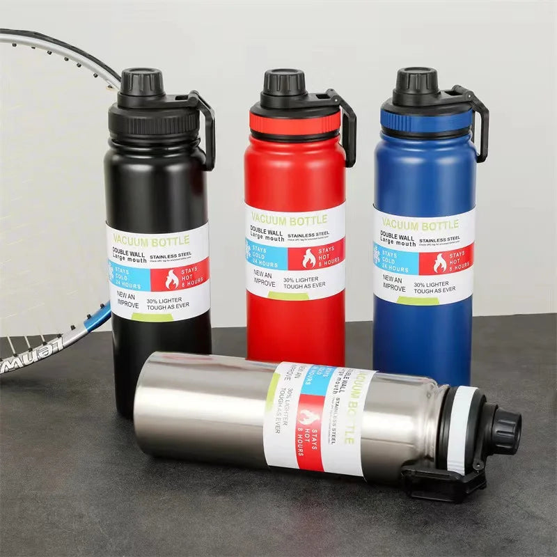 Gourde de sport en inox 600 ml à 1 L isotherme