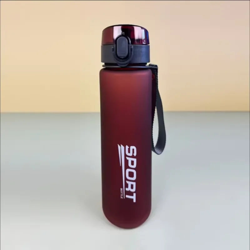 Gourde de sport en plastique sans BPA 400 ml à 560 ml — 560 ml Rouge sport
