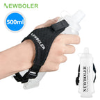 Gourde de running pliable 500 ml à sangle de main