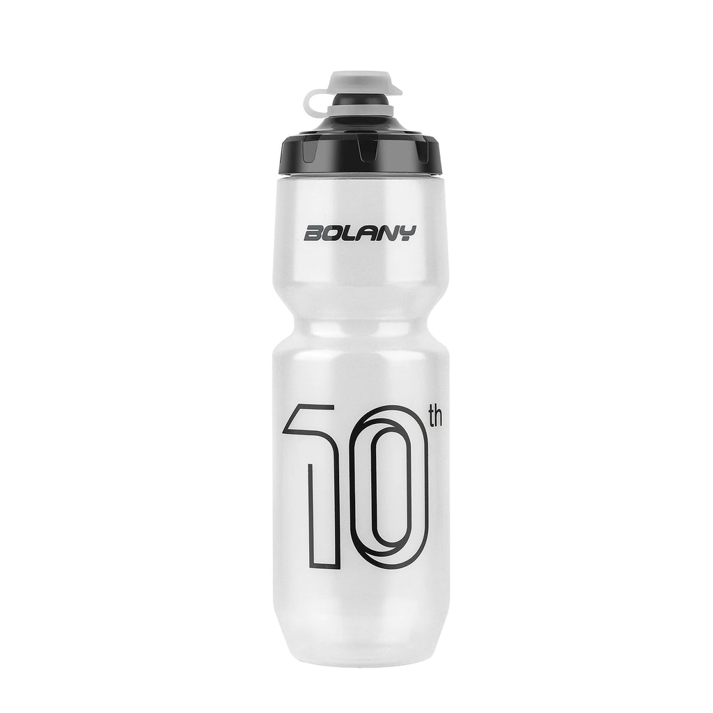 Gourde de vélo en plastique sans BPA 750 ml — Blanc translucent