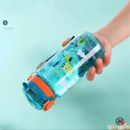 Gourde Enfant transparente - Poissons, Lapins 600 ml