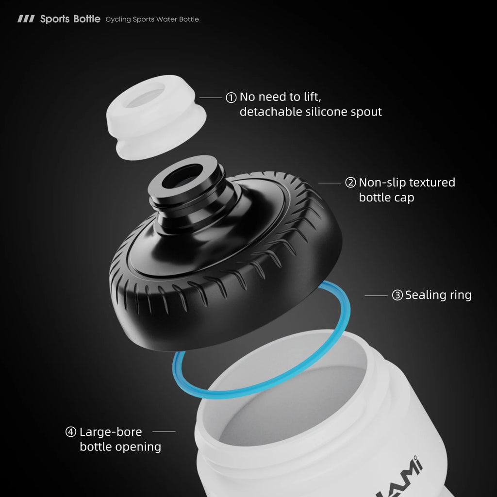 Gourde de vélo 650 ml à 750 ml