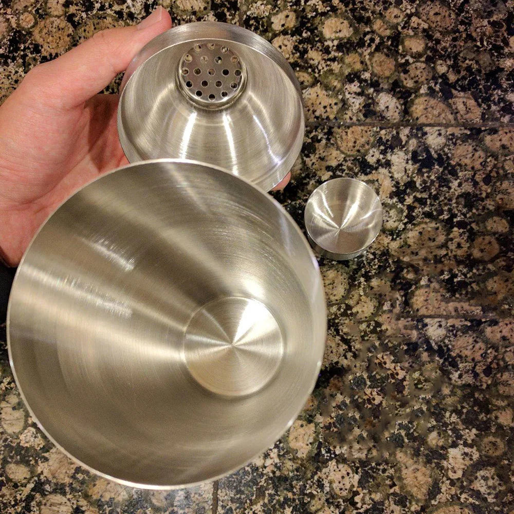 Gourde de sport en inox 550 ml à 750 ml shaker