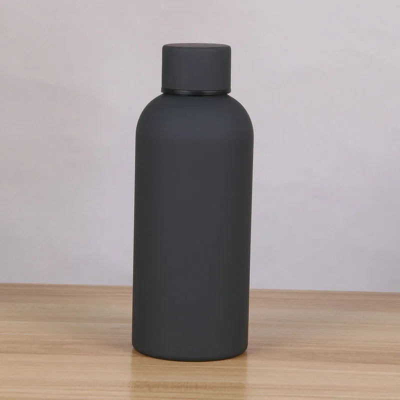 Gourde de sport en inox 350 ml à 750 ml isotherme — Gris