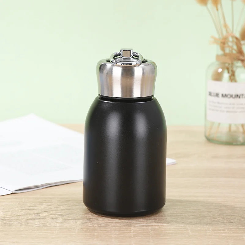 Gourde à café en inox 300 ml isotherme — Noir