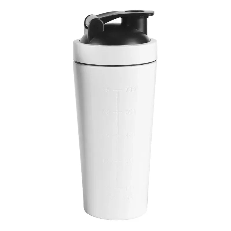 Gourde de sport en inox 500 ml à 750 ml — Blanc
