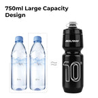 Gourde de vélo en plastique sans BPA 750 ml