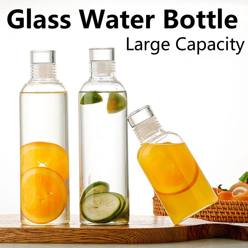 Gourde de sport en verre 300 ml à 1 L