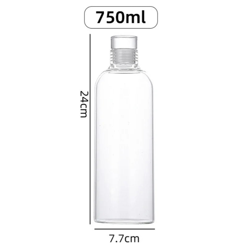 Gourde de sport en verre 300 ml à 1 L — 750ml