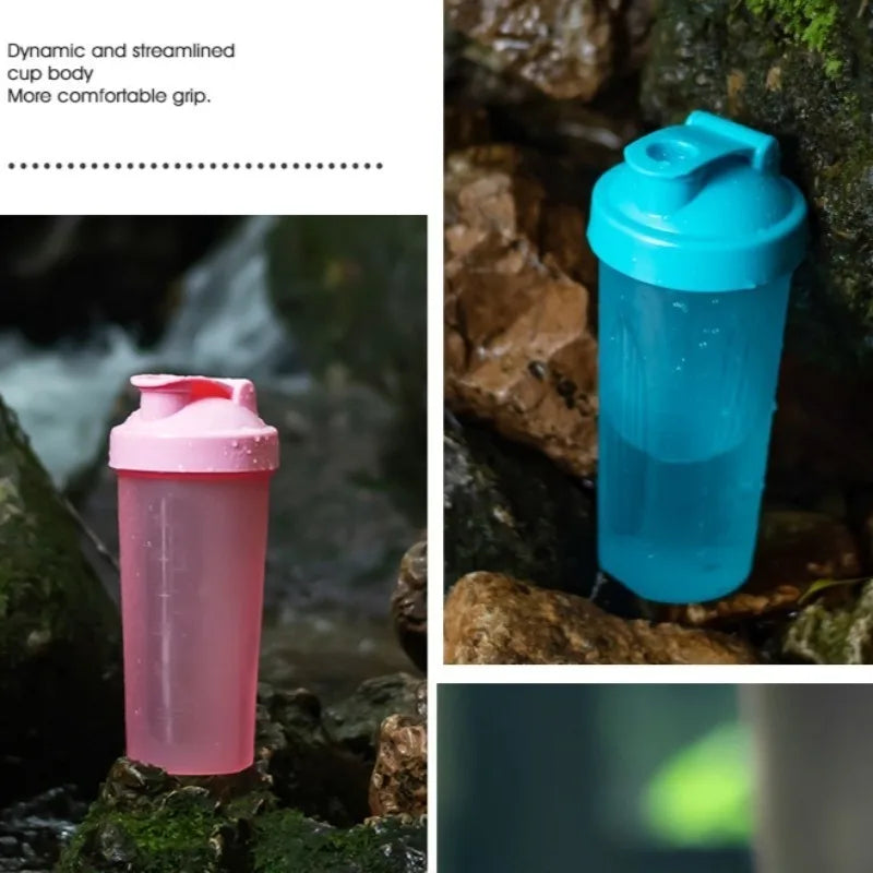 Gourde de sport en inox 400 ml à 600 ml shaker