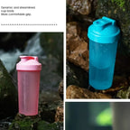 Gourde de sport en inox 400 ml à 600 ml shaker