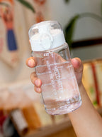Gourde en plastique sans BPA 180 ml à 550 ml avec filtre — Blanc