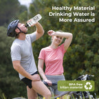 Gourde de vélo en plastique sans BPA 750 ml
