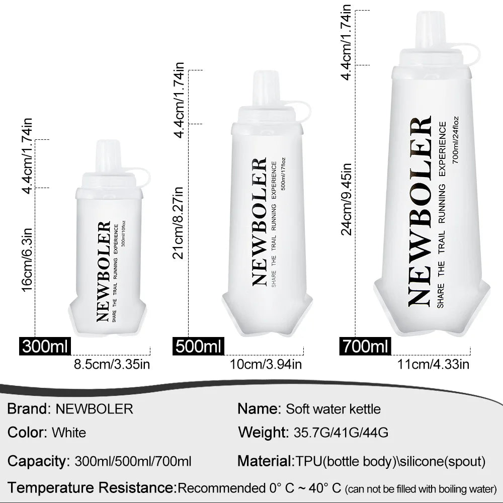 Gourde de vélo en silicone 300 ml à 700 ml