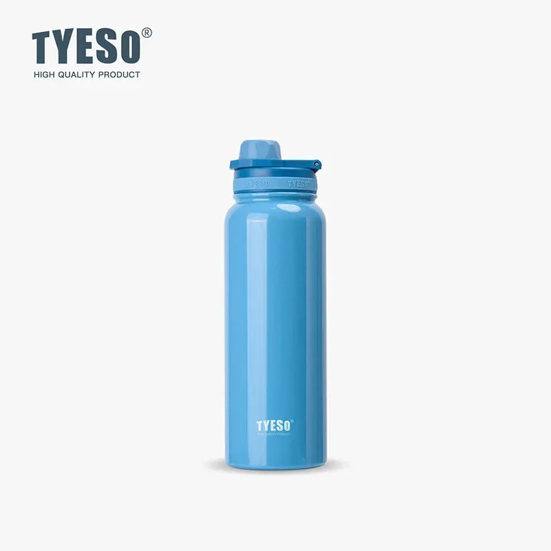 Gourde de sport en inox 600 ml à 1,2 L isotherme — 750 ml Bleu